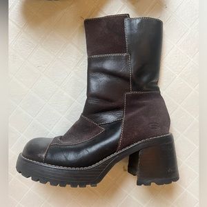 Vintage Skechers Platform Patchwork Boots